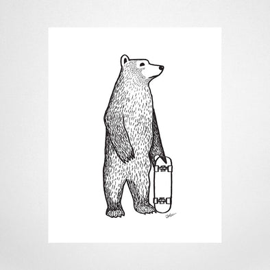 Skate Bear by Jonas Claesson