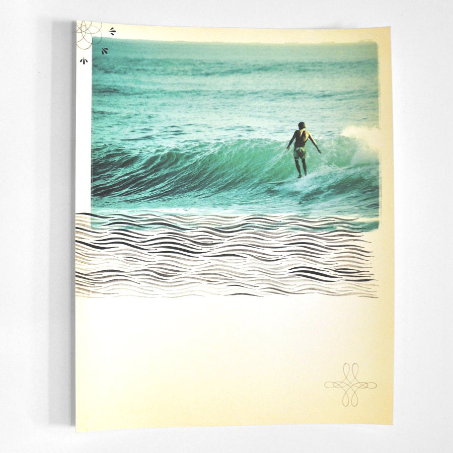 Matthew Allen サーフボードSurfing Art Print Surfing Art Print 