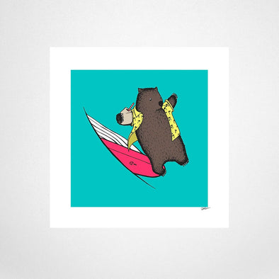 Surfing Wombat by Jonas Claesson