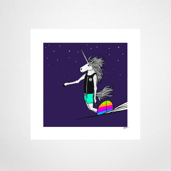 Surfing Unicorn by Jonas Claesson