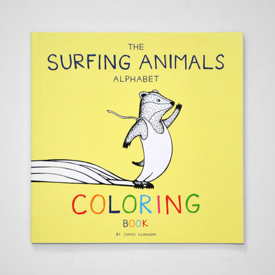 The Surfing Animals Alphabet Colouring Book by Jonas Claesson & James Redmayne