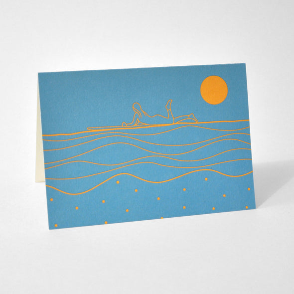 Sunset Surf Card by Elle's Belles