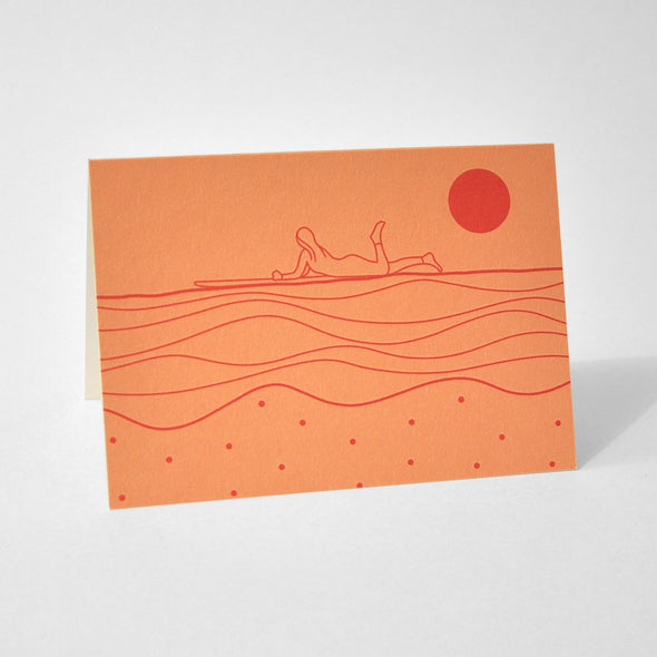 Sunset Surf Card by Elle's Belles