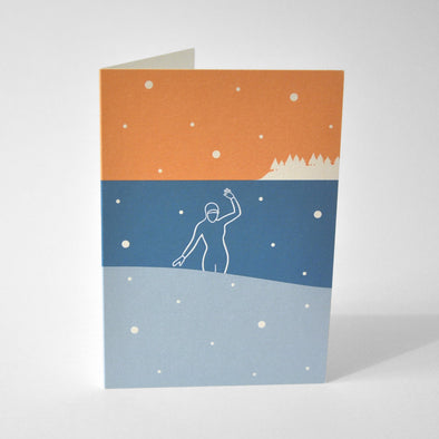 Snow Stoke Card by Elle's Belles