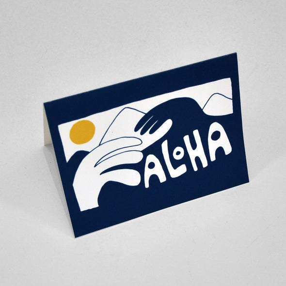 Waves & Mountains Card by Ty Williams