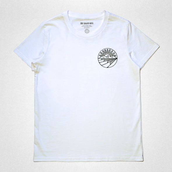 Sunrise Peaks Women's Tee - Pure White