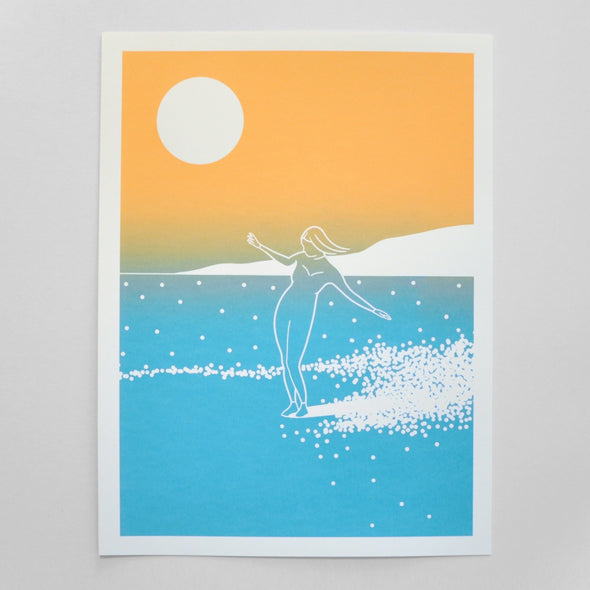 Ladyslider Print by Elle's Belles